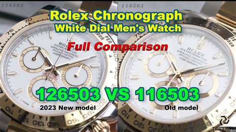 rolex daytona 116503 2018|rolex 116503 vs 126503.